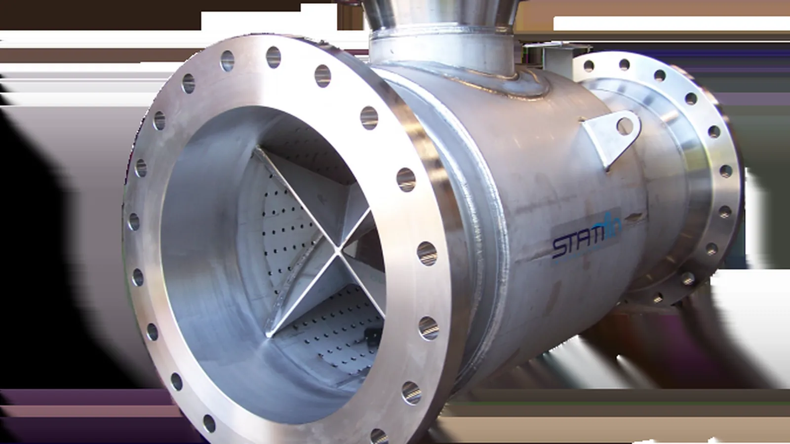 Statiflo Series 850 direct steam heater real product photo — Ray Chan, STATICMIXER sourcing specialist